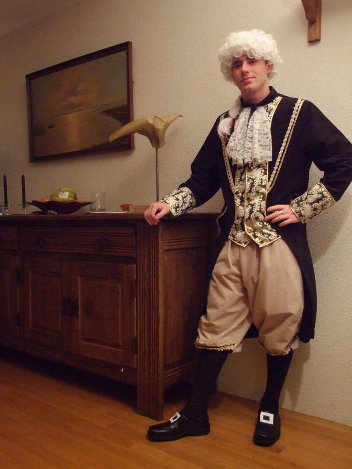 Middeleeuwse kleding te huur, Jonkheer, ridder of nar €22, Kleding | Heren, Carnavalskleding en Feestkleding, Zo goed als nieuw