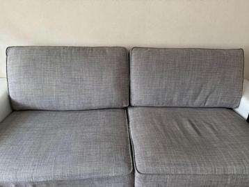 Kivik 3 zits bank Lichtgrijs + hocker voetenbank opbergbak - afbeelding 12