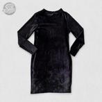 Zwart jurkje van ribfluweel, Maat 42/44 (L), Zo goed als nieuw, Zwart, Verzenden