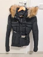 Froccella dames wintjerjas bontkraag lederen details, Ophalen of Verzenden, Zo goed als nieuw, Maat 34 (XS) of kleiner, Zwart