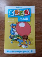 Loco Maxi - boekje rekenen 10-12 jaar, groep 7-8 + doos, Kinderen en Baby's, Speelgoed | Educatief en Creatief, Ophalen, Gebruikt