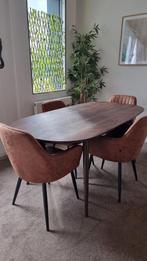 Walnoot Eettafel - Nieuw!, Nieuw, Metaal, 150 tot 200 cm, Modern
