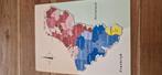 Houten puzzel Nederland en België provincies, Ophalen, Minder dan 500 stukjes, Zo goed als nieuw, Legpuzzel