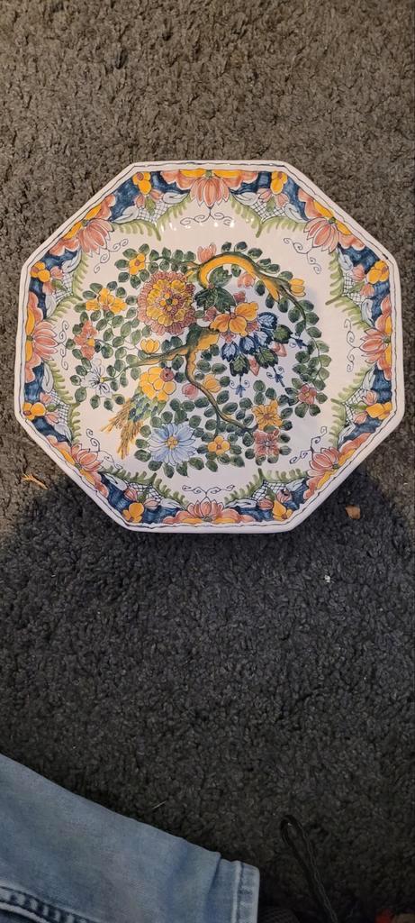 Makkumer Aardewerk Wandbord, Antiek en Kunst, Antiek | Wandborden en Tegels, Ophalen of Verzenden