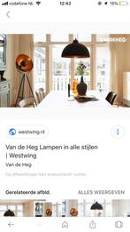 Van de Heg Golden Sun Vloerlamp, Huis en Inrichting, Ophalen, Zo goed als nieuw, Metaal, 150 tot 200 cm