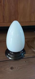 Vintage opaalglas tafellamp, Ophalen of Verzenden, Zo goed als nieuw, Glas, Minder dan 50 cm