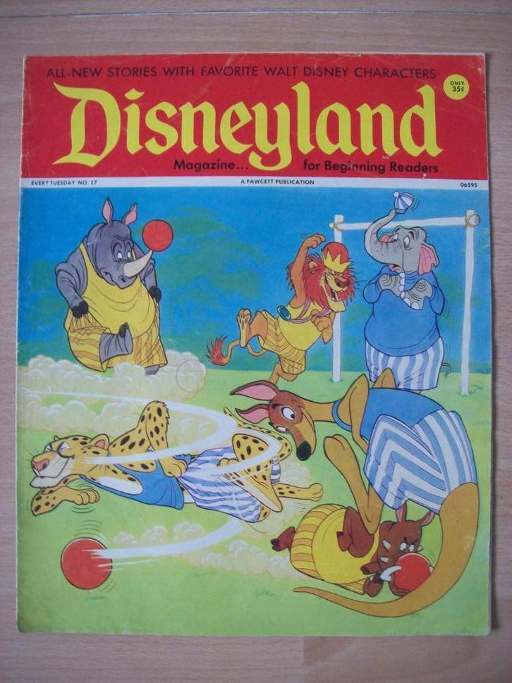 Vintage Disneyland Magazine ... for beginning readers nr.17, Boeken, Strips | Comics, Gelezen, Eén comic, Amerika, Ophalen of Verzenden