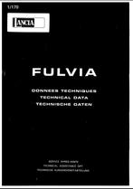 Lancia Fulvia Technisch Databoek tot 1970 digitaal PDFormaat, Ophalen of Verzenden