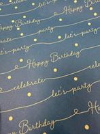 165 rollen Design Group ‘happy birthday’ cadeaupapier, Ophalen, Nieuw
