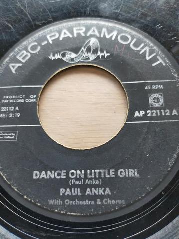 Paul Anka , dance on little girl  beschikbaar voor biedingen