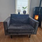 Be pure home loveseat/ bepurehome grijs velvet, Ophalen of Verzenden, Zo goed als nieuw, 75 tot 100 cm, Stof