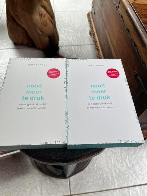 Tony Crabbe - Nooit meer te druk, Boeken, Psychologie, Ophalen of Verzenden