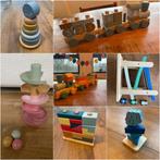 Houten Speelgoed Diversen - Trein, Racebaan, Kinderen en Baby's, Speelgoed | Houten speelgoed, Ophalen, Gebruikt, Overige typen