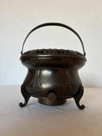 Theelichtje Bronskleurig Koper Brons Koperen Bronzen Rechaud, Ophalen of Verzenden, Koper