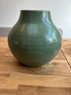 Groene Vaas - 31cm Hoog, Huis en Inrichting, Woonaccessoires | Vazen, Ophalen, Aardewerk of Porselein, Zo goed als nieuw, Minder dan 50 cm