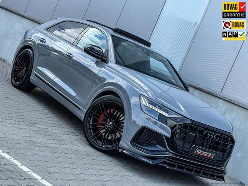 Audi Q8 60 TFSI e 462Pk Competition 23Inch ABT Nardo S line, Auto's, Audi, Bedrijf, Te koop, Q8, 360° camera, 4x4, Achteruitrijcamera