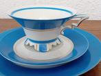 ontbijtset/dejeuner Schaubach Kunst ,felblauw ,1940/50, Antiek en Kunst, Antiek | Servies los, Ophalen of Verzenden