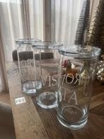 Rivièra maison prachtige voorraad potten van glas, Ophalen, Zo goed als nieuw, Overige materialen, 50 tot 75 cm