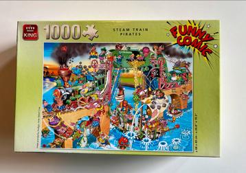 Puzzel 1000 Stukjes - Steam Train Pirates beschikbaar voor biedingen
