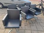 Mooie leren stoelen 8 stuk merk lensvelt, Huis en Inrichting, Stoelen, Ophalen, Zo goed als nieuw