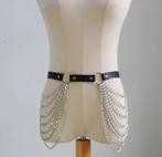 Gothic Punk PU Leren Tailleband voor Dames, Ophalen of Verzenden, Zo goed als nieuw, Zwart
