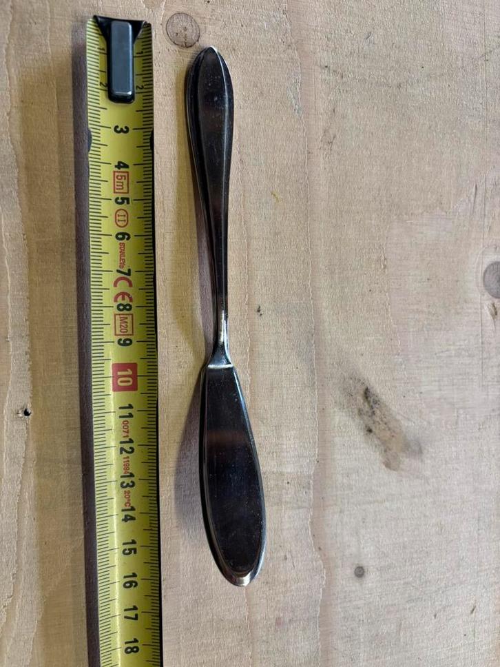 Rema botermesje / smeermesje – ca. 16 cm, Huis en Inrichting, Keuken | Bestek, Gebruikt, Los bestek, Rvs of Chroom, Vaatwasserbestendig