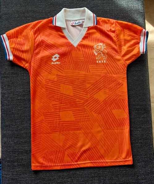 Origineel Lotto oranje shirt EK92 WK94 (kindermaat 164), Sport en Fitness, Voetbal, Zo goed als nieuw, Shirt, Maat XS of kleiner