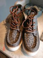 Nieuw Manfield Boots grijs met print Maat 37, Lage of Enkellaarzen, Nieuw, Ophalen of Verzenden, Grijs