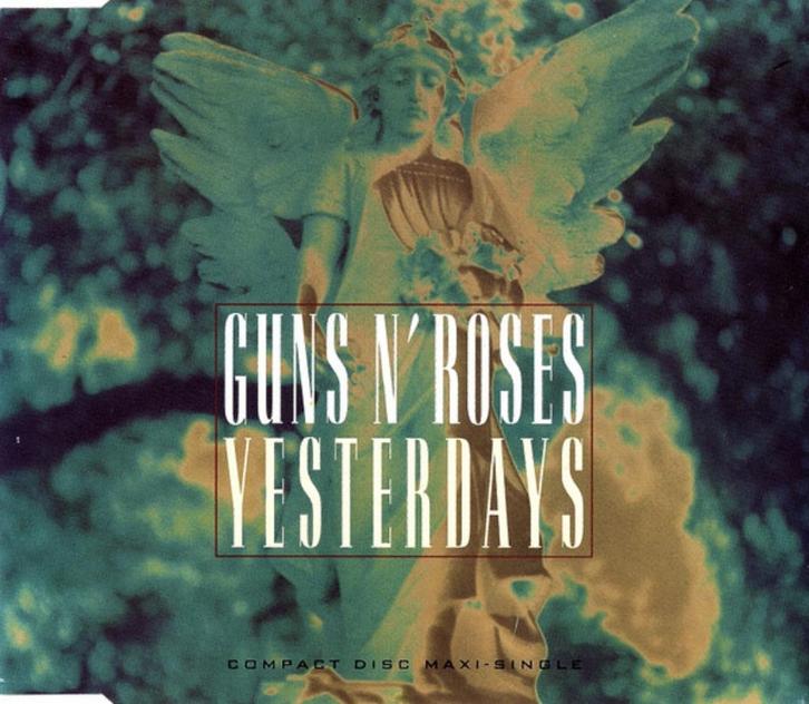 C.D. Single (1992) Guns n' Roses - Yesterdays, Cd's en Dvd's, Cd's | Rock, Gebruikt, Poprock, Ophalen of Verzenden