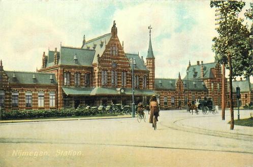 (701-218-047) Nijmegen Station, Verzamelen, Ansichtkaarten | Nederland, Gelderland, Verzenden