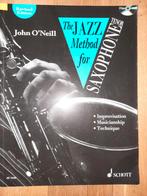 lesboek: THE JAZZ METHOD FOR SAXOPHONE - TENOR SAXO, Gebruikt, Ophalen of Verzenden, Jazz, Saxofoon