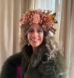 Pastelroze bloemenband voor carnaval, Ophalen of Verzenden, Nieuw, Carnaval