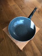 Wokpan 28cm - geschikt voor inductie, Ophalen of Verzenden, Gebruikt, Wok
