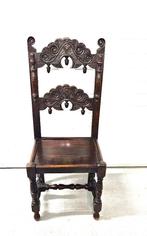 Een antieke eikenhouten Yorkshire of Derbyshire stoel, Ophalen