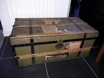 kist groot model met deksel, gegevens opa staan erop beschikbaar voor biedingen