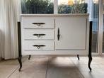 Vintage Dressoir Kast Wit, Huis en Inrichting, Kasten | Dressoirs, Ophalen, Gebruikt, 100 tot 150 cm, Vintage