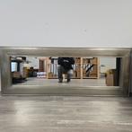Indische spiegel, handgemaakt in metalen omlijsting., Ophalen, Gebruikt, 125 cm of meer, Minder dan 100 cm
