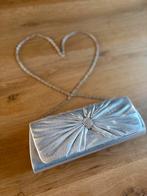 Zilveren gala tasje - avond tasje clutch, Sieraden, Tassen en Uiterlijk, Tassen | Damestassen, Ophalen of Verzenden, Nieuw, Overige kleuren