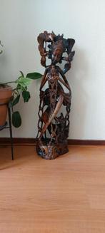 Antiek djati houten beeld, Antiek en Kunst, Ophalen