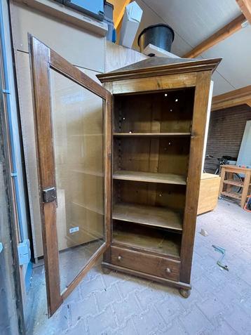 Antiek - Klassieke vuren servieskast - 180x86x47 cm beschikbaar voor biedingen