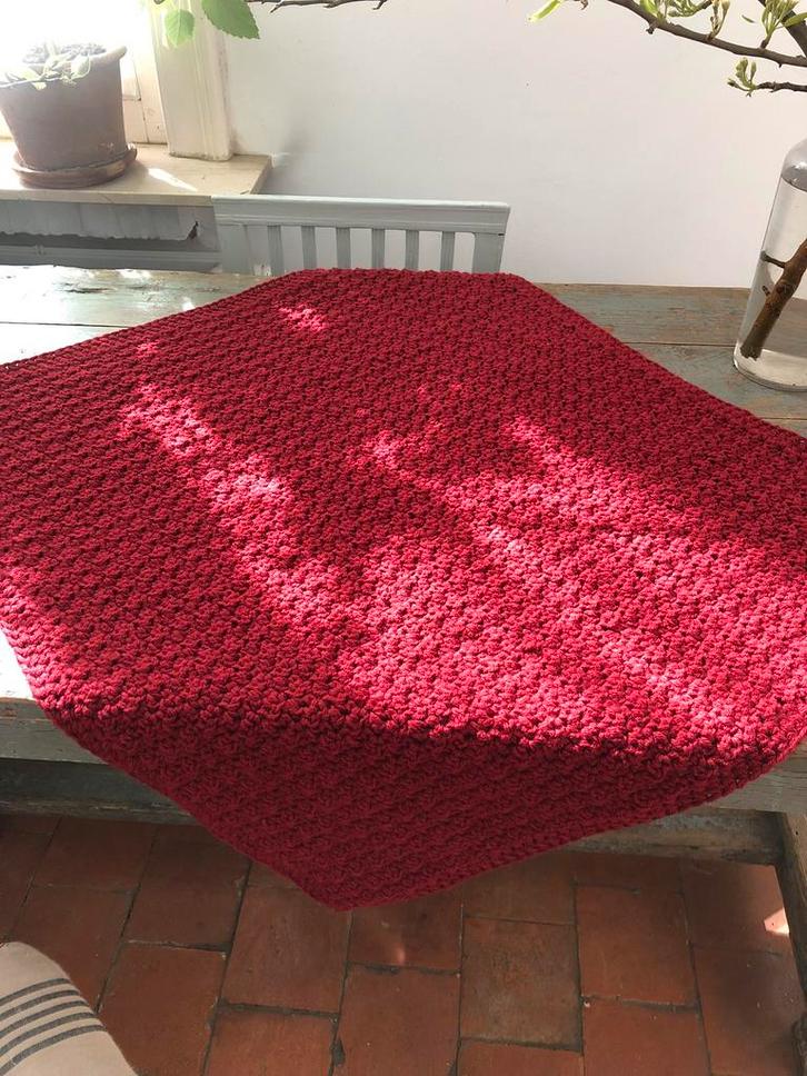 NIEUW ! DEKEN BABYDEKEN ROOD WOL SOREI WIKKELDOEK WIEG, Kinderen en Baby's, Dekens, Slaapzakjes en Inbakerproducten, Nieuw, Deken