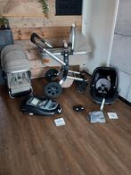 Joolz Day Elephant Grey + Familyfix / Maxi cosi Pebble etc., Ophalen, Verstelbare duwstang