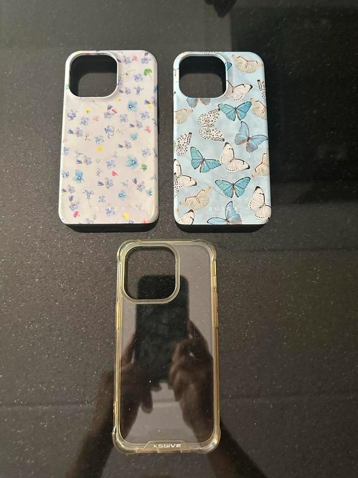 iPhone 13 Pro Hoesjes - Burga & Xssive - Zo goed als nieuw, Telecommunicatie, Mobiele telefoons | Hoesjes en Frontjes | Apple iPhone