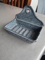 Zeepbakje  grijs gewokte emaille, Antiek en Kunst, Antiek | Emaille, Ophalen of Verzenden