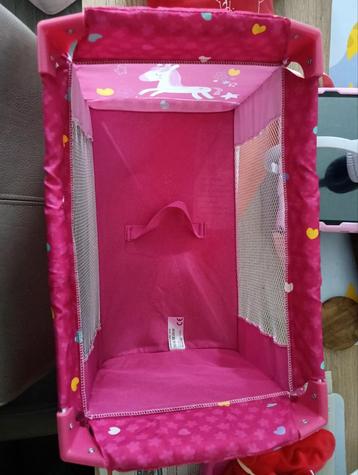 Poppen Camping Bedje - Roze beschikbaar voor biedingen