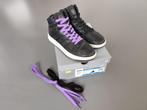 Stoere, zwarte Adidas HOOPS 3.0 - maat 38 - met 'bont', Adidas, Gebruikt, Jongen of Meisje, Schoenen