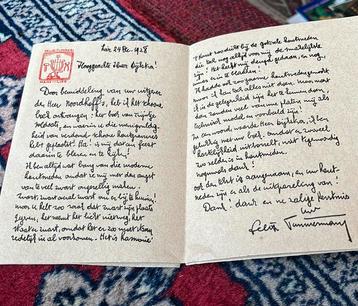 Brief gericht aan Johan Dijkstra nav Boek Trijntje Soldaats beschikbaar voor biedingen