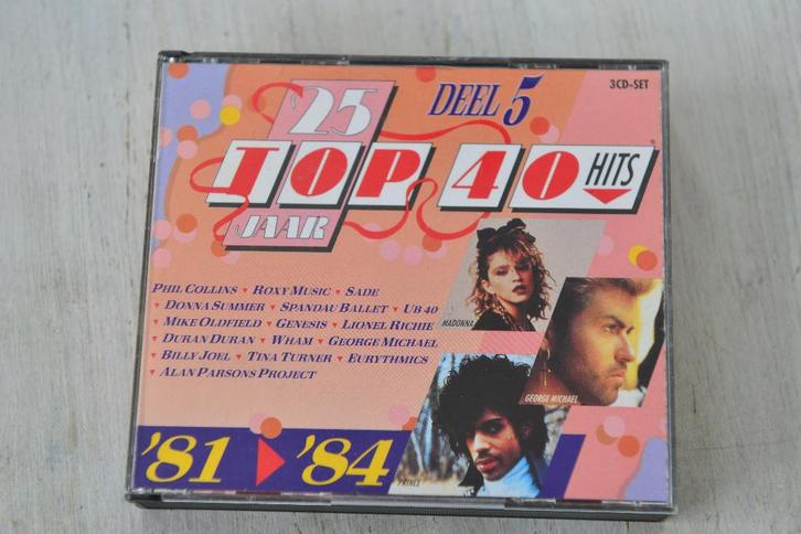 25 JAAR TOP 40 HITS 3CDbox = 1981-1984, Cd's en Dvd's, Cd's | Verzamelalbums, Zo goed als nieuw, Pop, Boxset, Verzenden