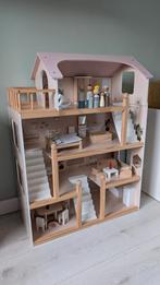 Petit Amelie Roze Poppenhuis, Ophalen, Zo goed als nieuw, Poppenhuis
