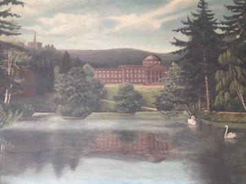 Schilderij met Kasteel / Wienberg? beschikbaar voor biedingen